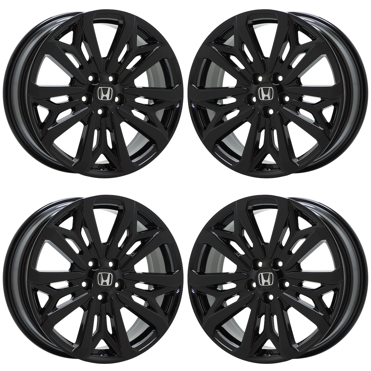 20" Honda Passport Gloss Black wheels rims Factory OEM set 63671